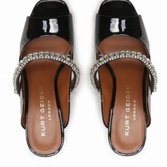KURT GEIGER Duke Platform Peep Toe Sandal - Picture 3 of 6
